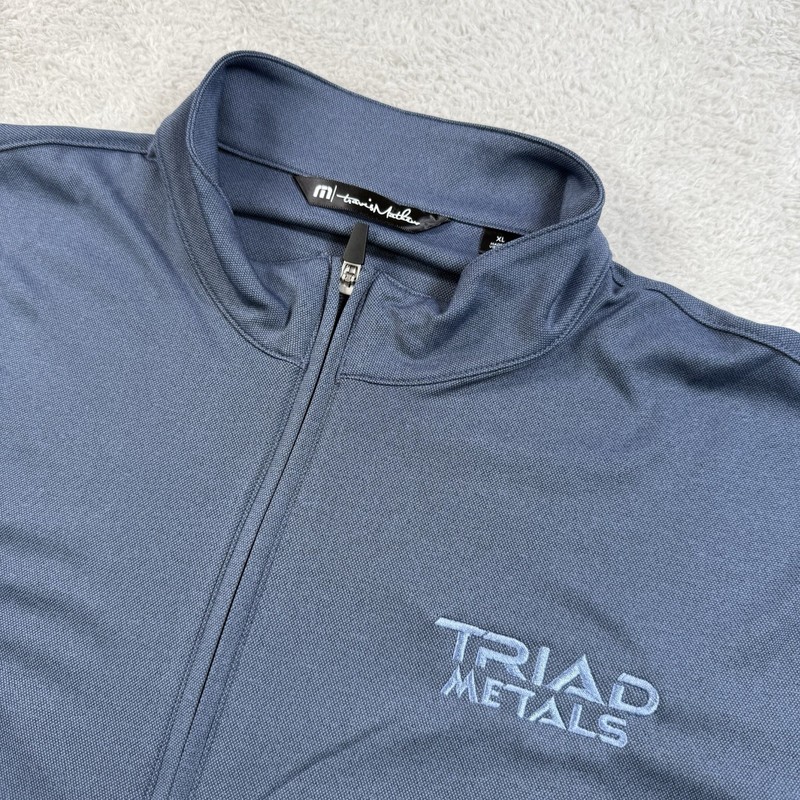 Travis Mathew Pullover Mens XL Grey 1/4 Zip Performance Golf Active Athletic gallery