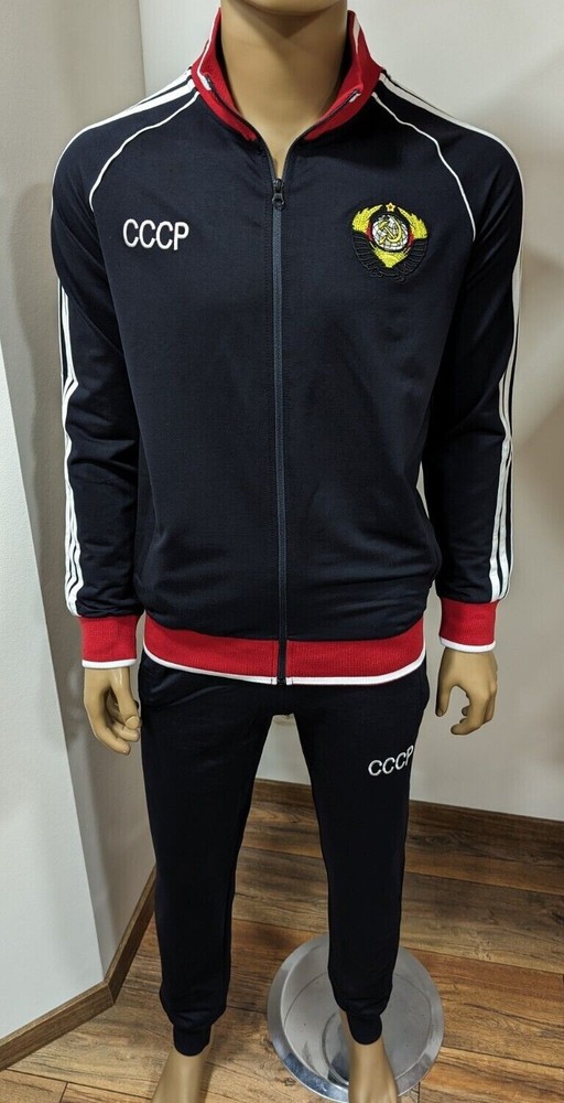 RUSSIA-CCCP-USSR "СЛОВО ПАЦАНА" Tracksuit S-M-L-XL-XXL Dark Blue