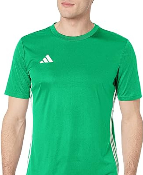 Adidas Tabela 23 Men's Jersey Breathable Lightweight Sz LT3 Green Tall Slim Fit gallery