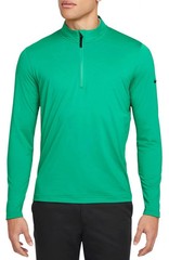 Nike Victory Dri-FIT 1/2 Zip Golf Top Shirt Stadium Green Mens Size M FD5837-324