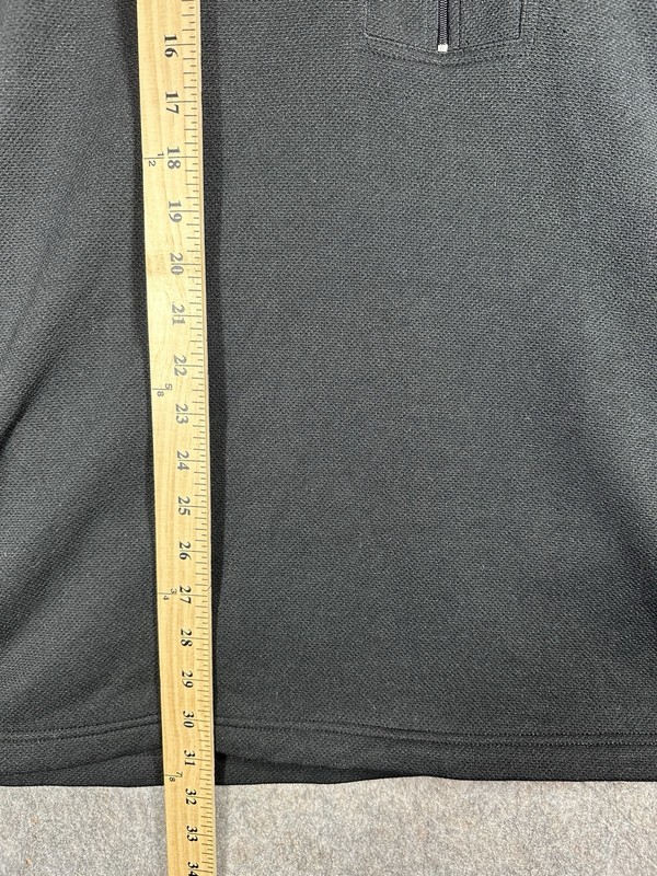 Vintage Nike Black & Orange Hooded Half-Zip Sweatshirt XXL Pullover Rare Hoops gallery