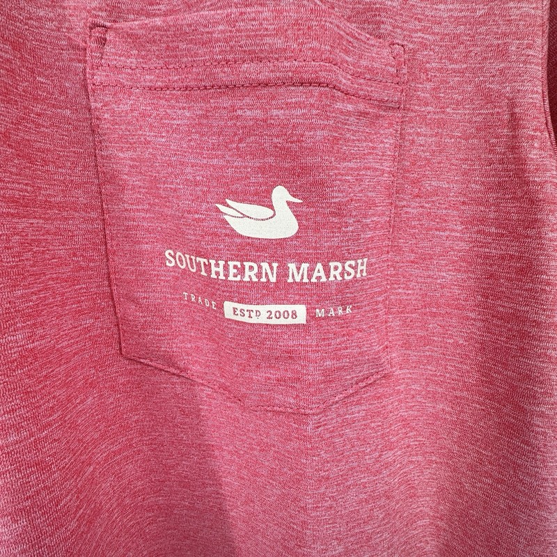 Southern Marsh Tee Shirt Men's S Coral Performance Polyester FieldTec Fishing gallery