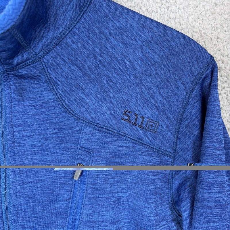 5.11 Tactical Quarter Zip Recon Pullover Mens M Blue Performance Stretch Shirt gallery