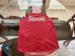 Nike 2016 Kenya Pro Elite Track Field Singlet Aerodots Running Racing Medium