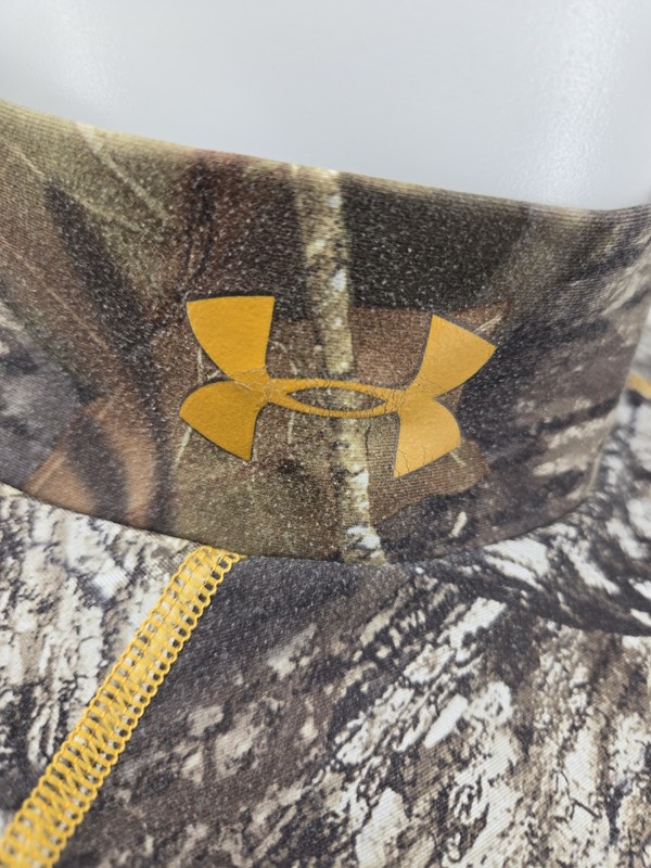 Under Armour Cold Gear Long Sleeve Pullover Shirt Men's XL Camouflage gallery