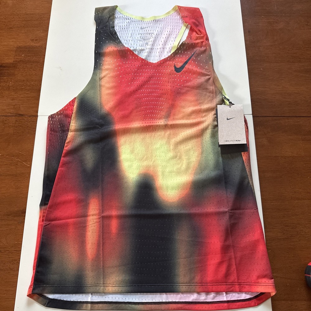 Nike DRI-FIT ADV Aeroswift Elite Entry Running Singlet Men Size S $100 NWT