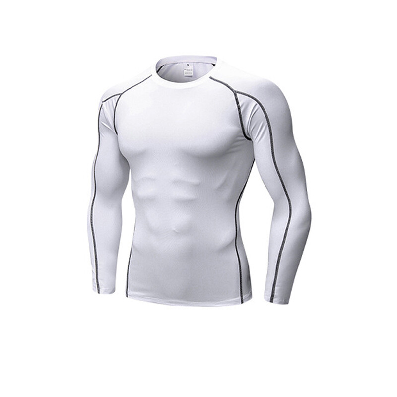 Compression Shirts for Men Long Sleeve Athletic Base Layer T Shirt for Workout gallery