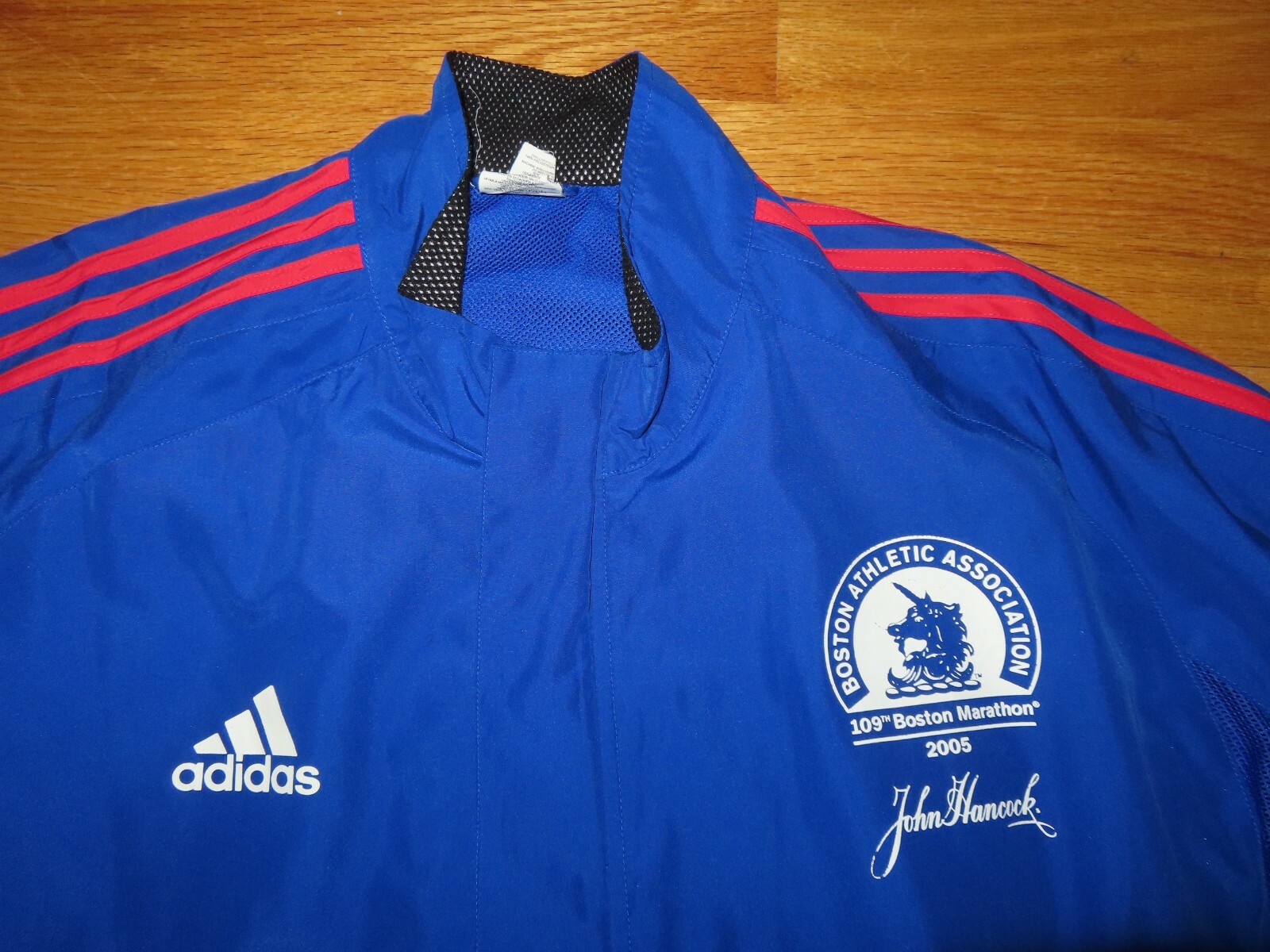 April 2005 Adidas 109th B.A.A. BOSTON MARATHON ClimaPROOF XL U Running Jacket W gallery