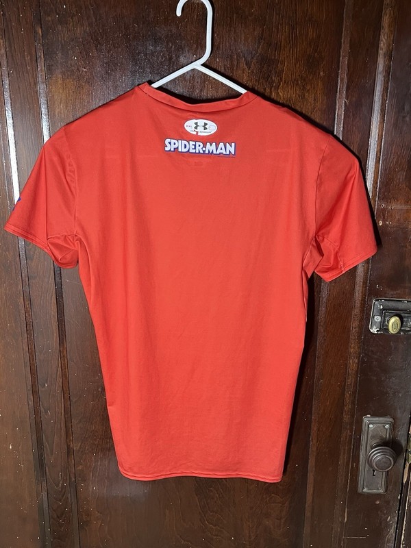 Under Armour Shirt Mens 2XL XXL Red Spiderman Compression Superhero Alter Ego gallery