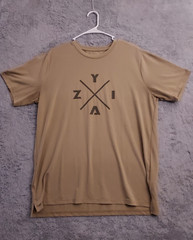 Zyia Active Shirt Mens Medium Activewear Vented Performance Yoga Gym Running M