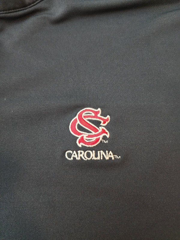 Peter Millar Performance 1/4 Zip Golf Shirt USC Gamecocks Baseball Men's XXL gallery