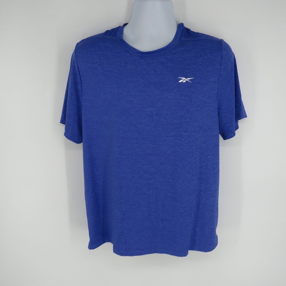Reebok Men's Speedwick Tech Style Active Blue T-Shirt Medium NWT