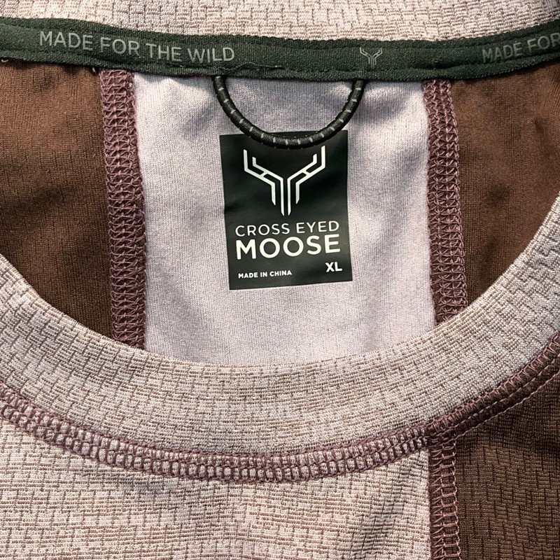 CROSS EYED MOOSE Outer LS Active Tee Performance Crew Men’s L NWT gallery