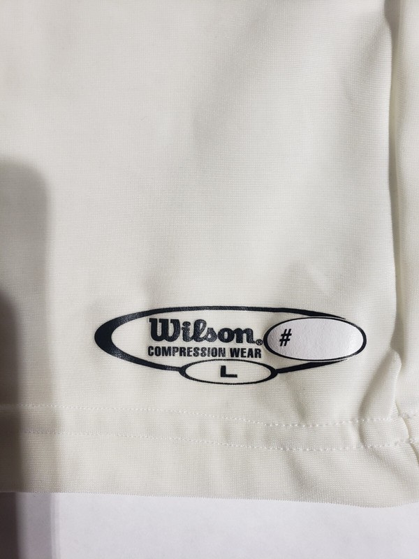 Wilson Ultra-Tec White Short Sleeve Athletic Shirt Moisture Wicking Technology gallery