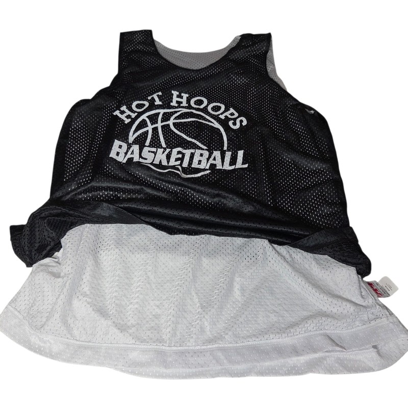 A4 Men's M Reversible Mesh Basketball Jersey Tank Black/White NF1270 gallery