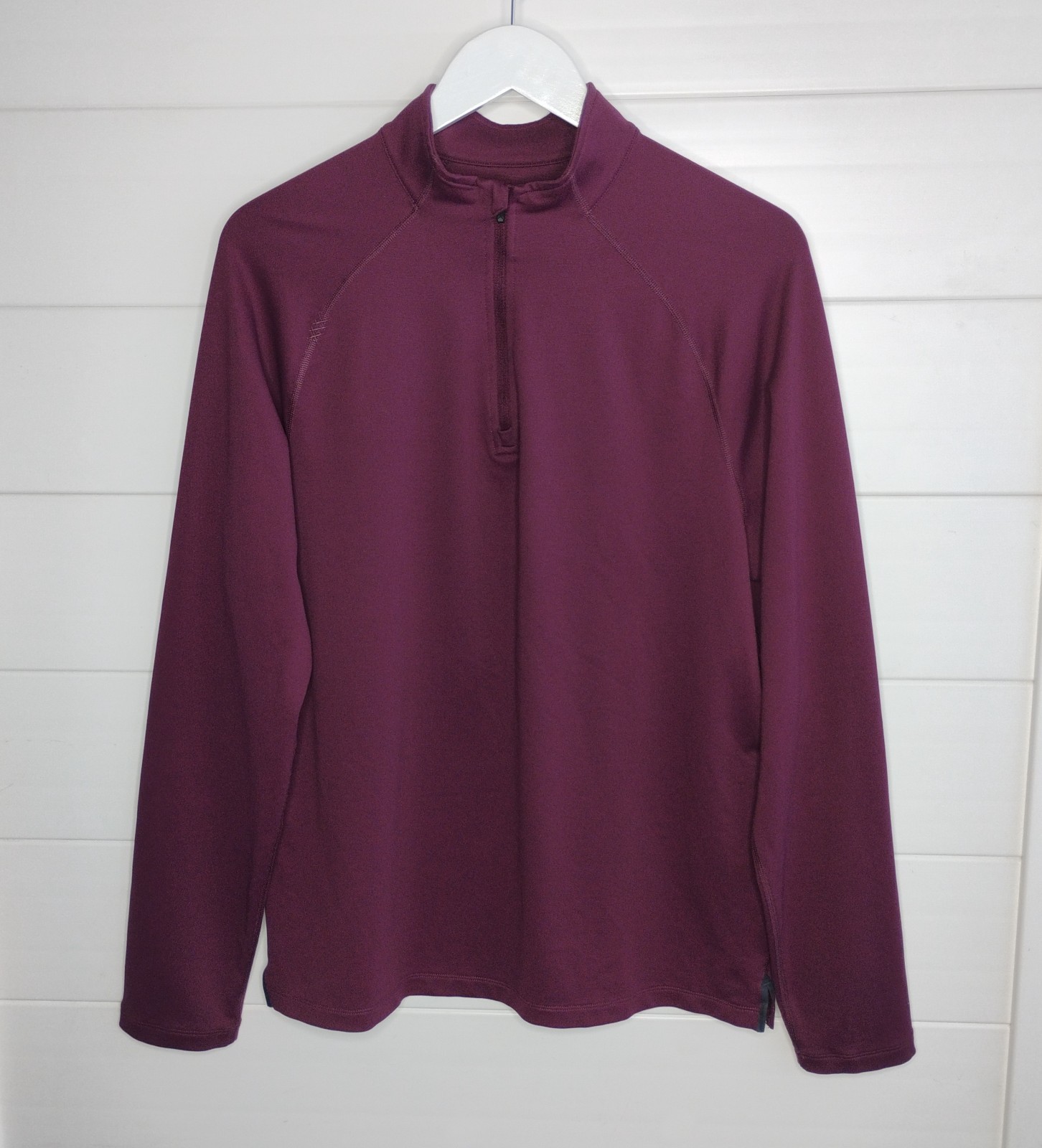 Rhone Session 1/4 Zip Pullover Mens M Purple Performance UPF 50+ Long Sleeve gallery