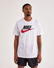 Nike NWT Icon Mens Futura Logo T-Shirt Swish Size Small