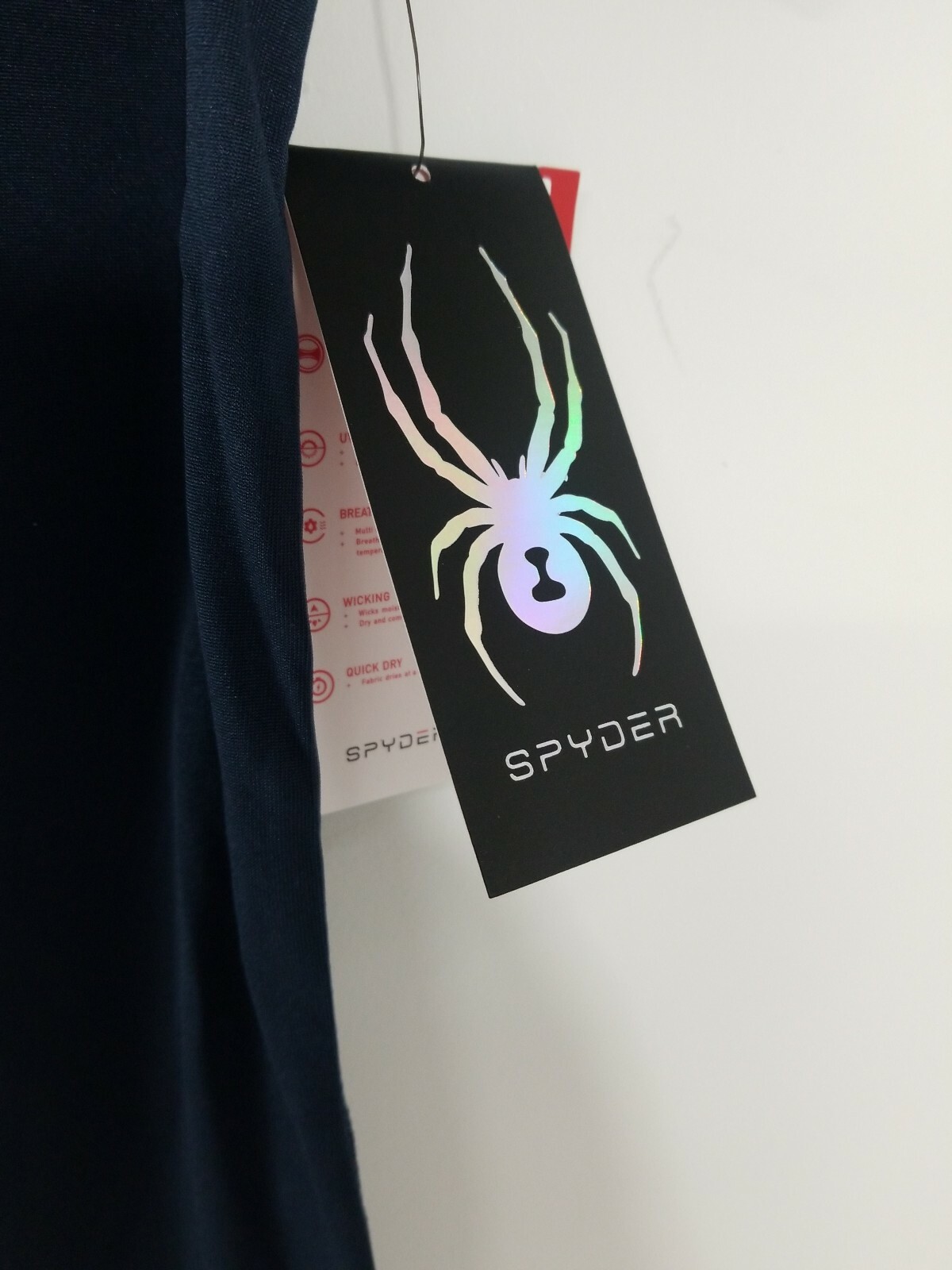 NWT Spyder Hydro Series Short Sleeve Rashguard Tee Frontier Blue Stretch Sizes gallery