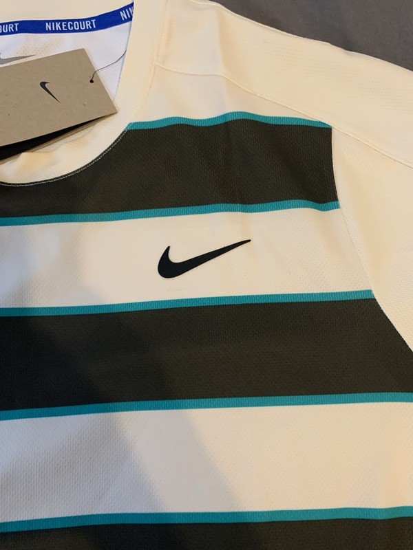 Nike x Carlos Alcaraz Mens XL 2025 Roland Garros French Tennis Shirt FZ6934-110 gallery