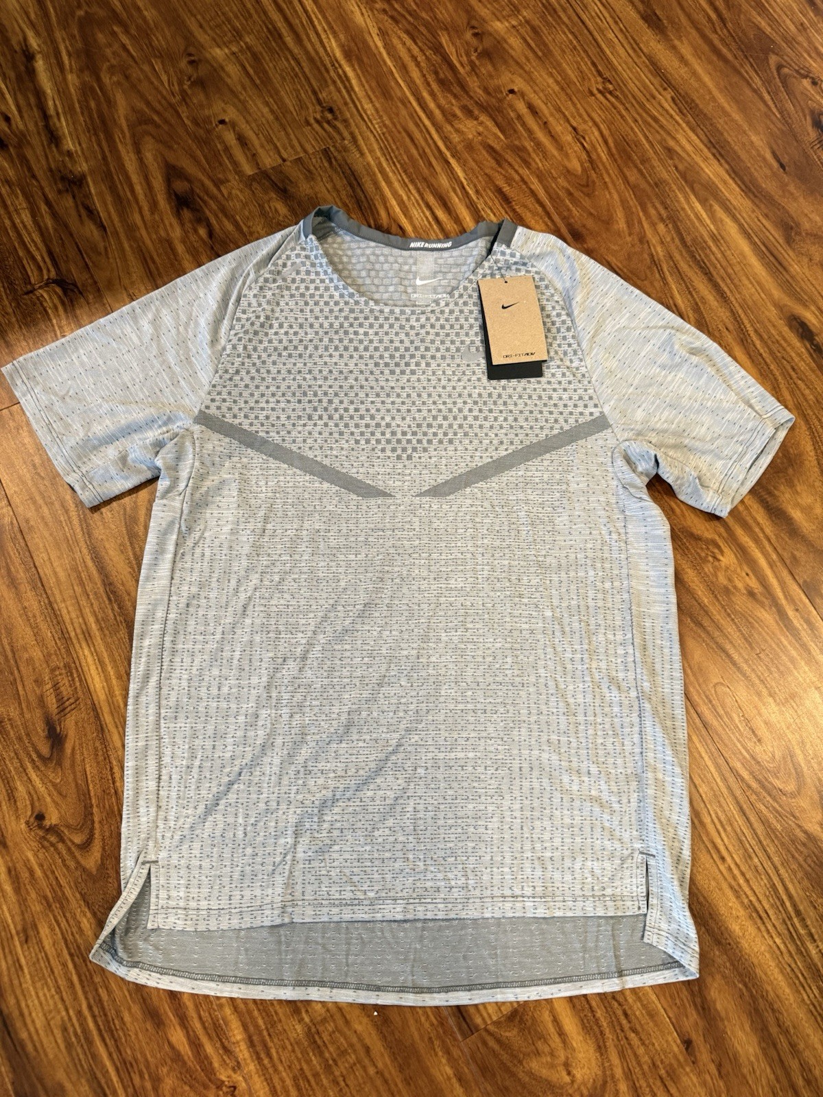 Nike TechKnit ADV Short-Sleeve Running Shirt Lightweight DM4753-084 Men's Large gallery