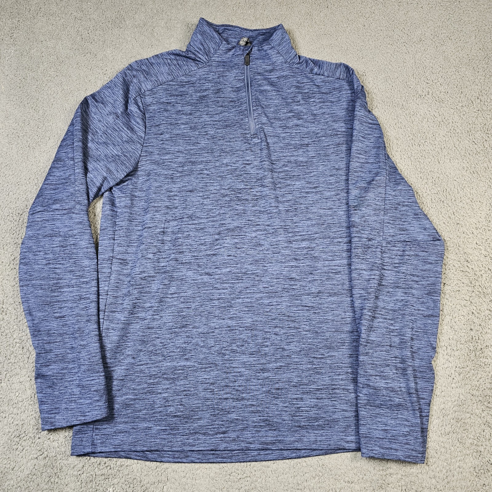 Gaiam Power 1/4 Zip Pullover Mens Large in Navy Running Walking Hiking Outdoors gallery