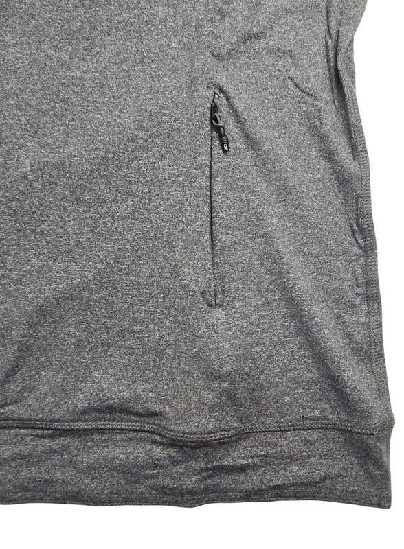 7 Diamonds Core Performance 1/4 Zip Gray Stretch Quick Dry Wicking Size Large gallery