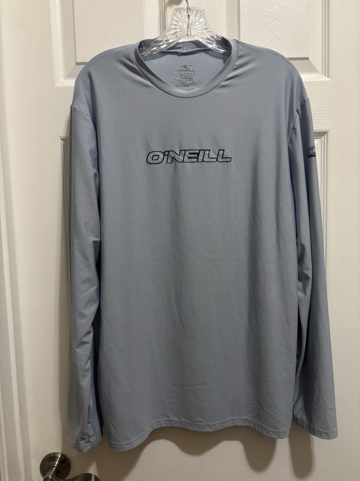 Oneill Men's Activewear Performance Long Sleeve Shirt. Gray. XL Loose Fit gallery