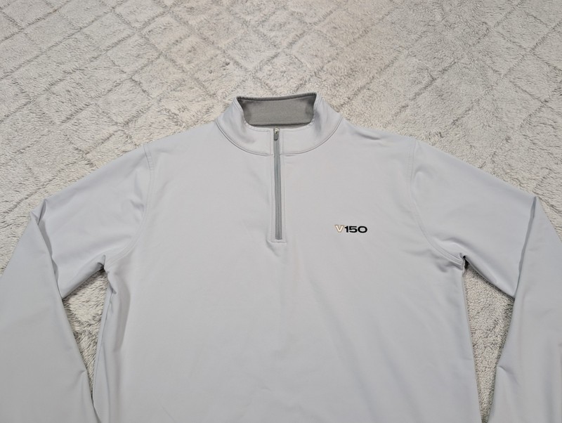 Peter Millar Jacket Mens S Gray Perth Performance ¼ Zip Pullover Vanderbilt V150 gallery