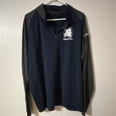 Nike Dri-FIT Men’s 1/4 Zip Long Sleeve Pullover Blue/Grey 2XL Track