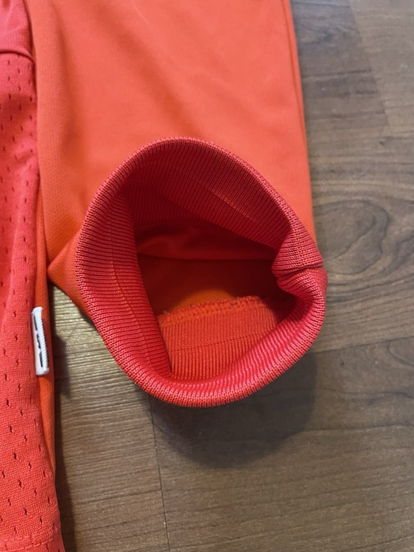 Nike Sportswear NSW Blocked Logo Orange Long Sleeve Shirt Size Large gallery