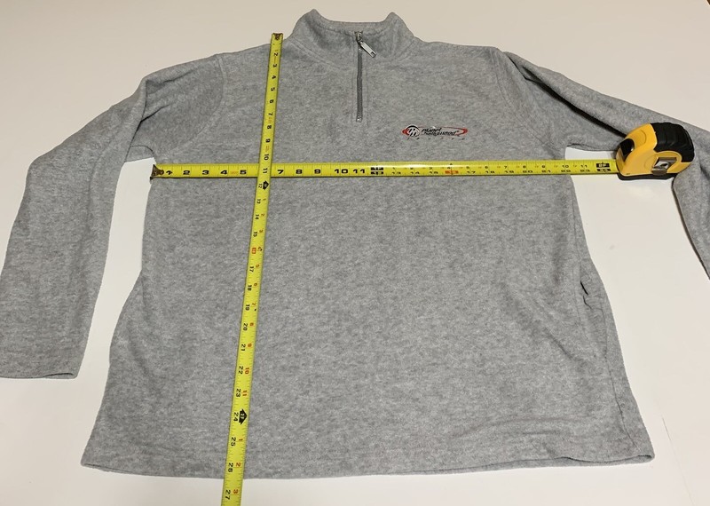 Vtg Planet Hollywood London 1/4 Zip Pullover Fleece Gray Size Small gallery