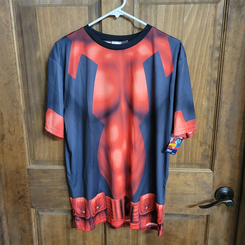 Marvel Deadpool Men Novelty Athletic Costume Shirt (Size: Small/Medium) NWT gallery