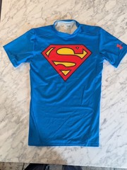 Under Armour Superman Compression HeatGear Retired DC Men’s M Blue