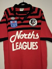 North Sydney Bears Rugby Polo Jersey Classic NSW RL Norths Leagues SZ M