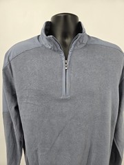 Callaway Golf Pullover Large Blue Golfer Thermal Long Sleeve 1/4 Zip Golf