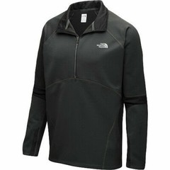 The North Face Momentum Thermal 1/2 Zip Top (Men’s Size L) Grey / Black Pullover