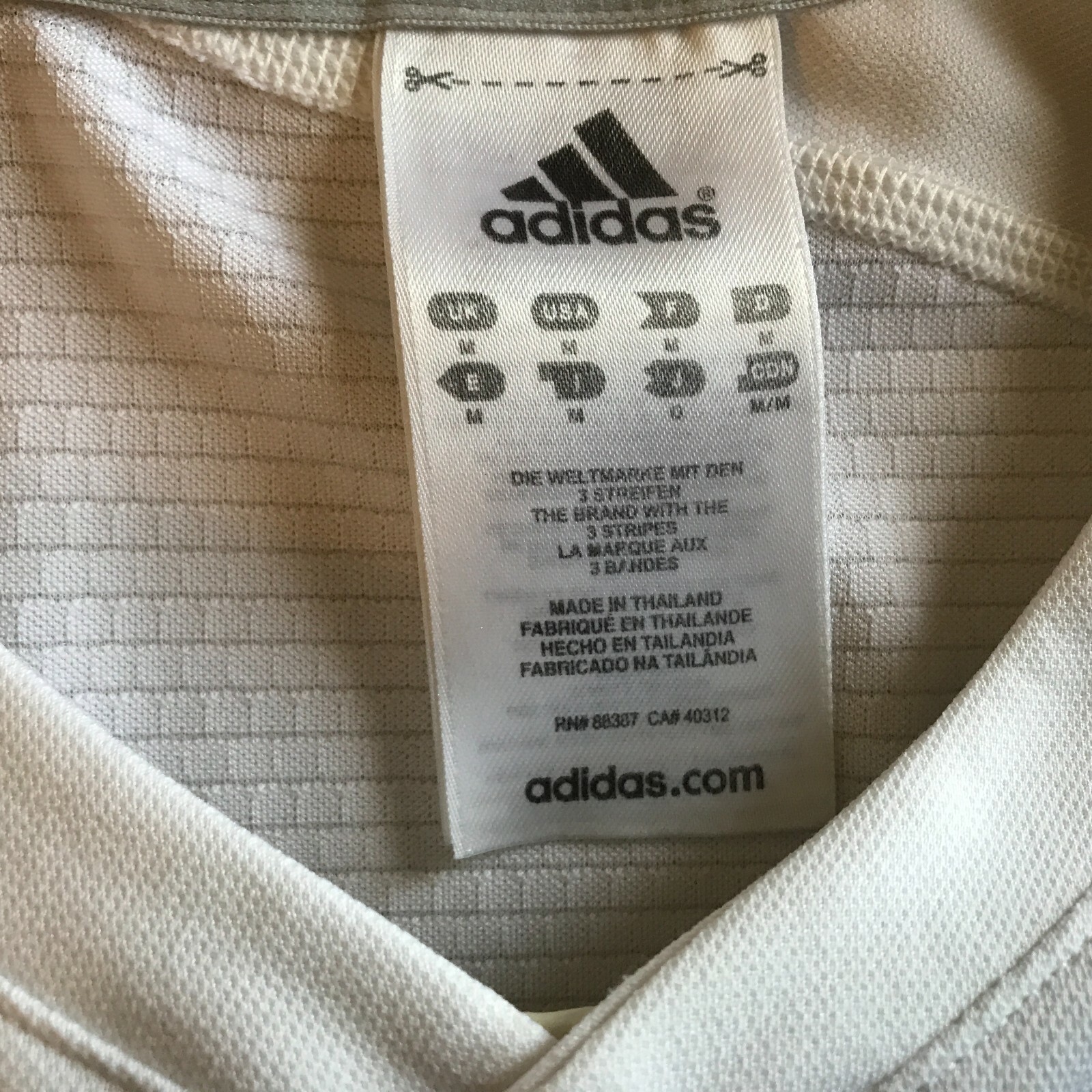 Adidas Tennis Crew 2010 Size M gallery