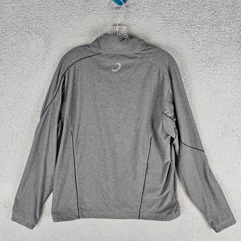 Zero Restriction 1/4 Zip Pullover Mens Medium Gray Golf Performance Tour Series gallery
