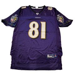 Baltimore Ravens Anquan Boldin Jersey #81 Men’s XL NFL Reebox On Field