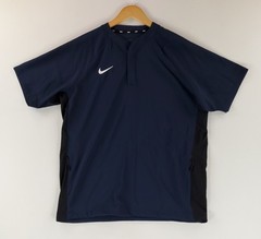 Nike Shirt Windshirt Baseball Blue Short Sleeve Mens L NWT