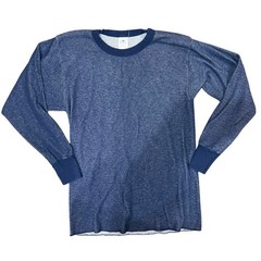 Men’s Vintage Indera Waffle-Knit Thermal Tight Stretch Dual Layer Shirt Size XL