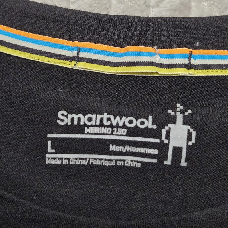 Smartwool Mens Thermal Merino 150 Base Layer Crew Long Sleeve Shirt Black Size L gallery