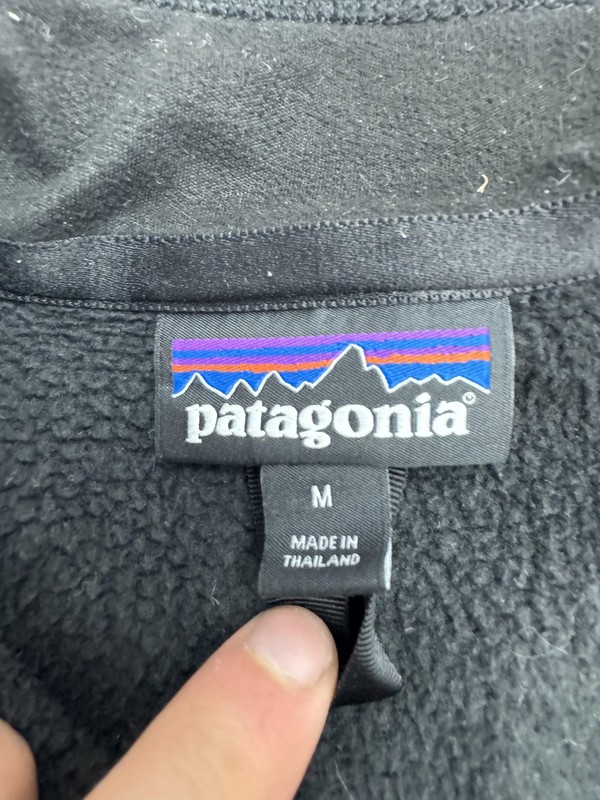 Patagonia Pullover Mens Medium Black 1/4 Zip Fleece Boston Childrens Hospital gallery