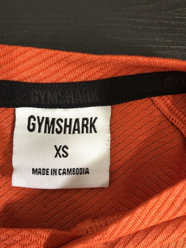 Gymshark Apex T-Shirt Slim Fit Firefly Orange Men’s XS gallery