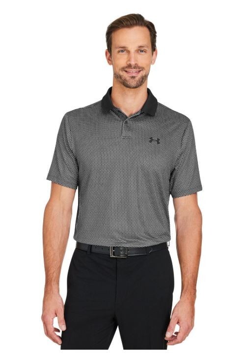 Under Armour - 3.0 Printed Performance Polo - 1377377, GOLF shirts, dad gift gallery