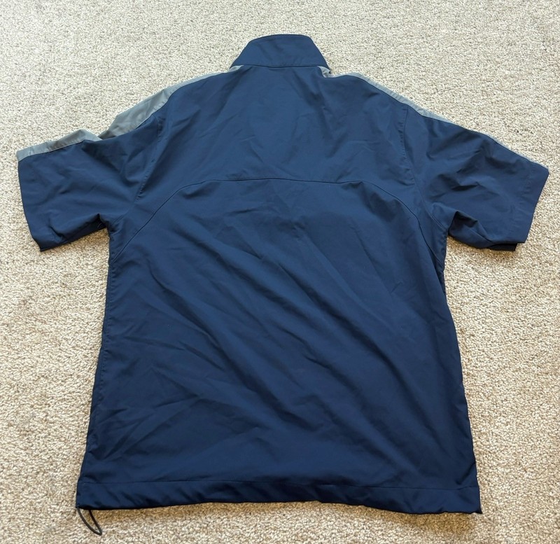 Nike Mens Pullover Medium Polyester Dri Fit Golf Training Swoosh 1/4 Zip Coach gallery