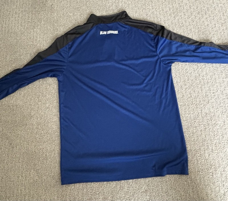 Colosseum Athletics MTSU 1/4 Zip Men's Large Gray Middle Tennessee University gallery