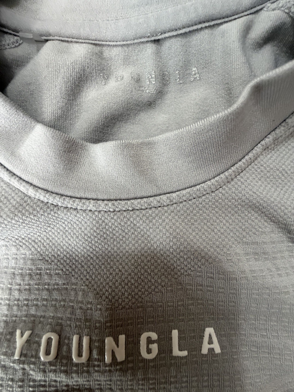 Youngla SuperVillain Compression Tee GREY Men's SZ M Gym Training gallery