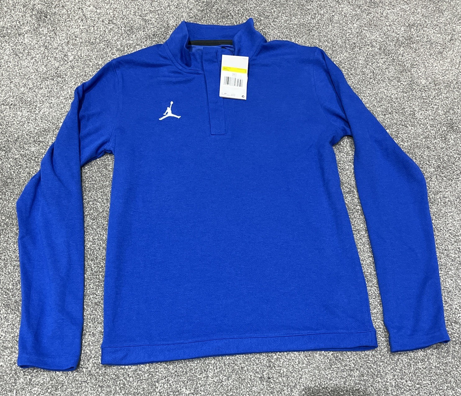 Nike Air Jordan Team Dri-FIT Half Zip Top - DQ7913 493 - Blue - RRP: £85 - Small gallery