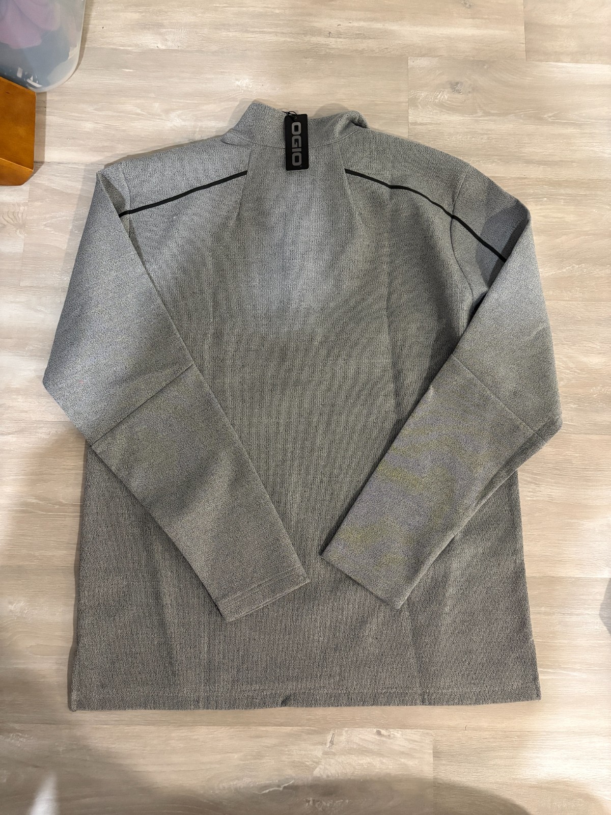 NEW OGIO Transition 1/4 Zip Pullover Gray Ford Logo Men's XLarge NWT Performance gallery